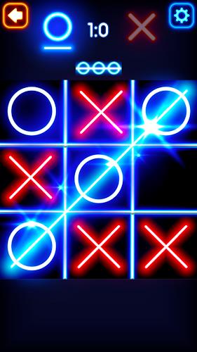 Tic Tac Toe Glow: 2 Players Screenshot2