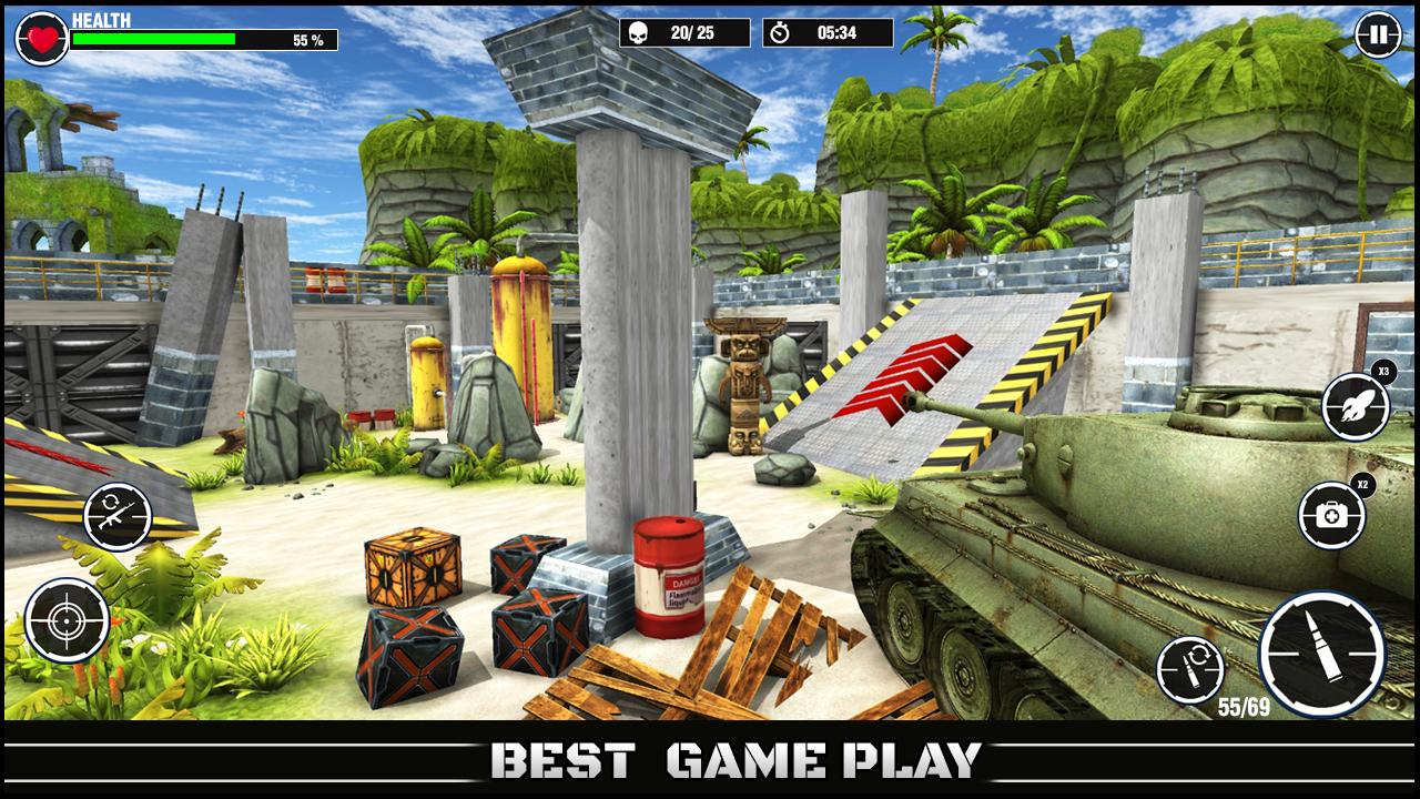 World War Army: Tank War Games Screenshot2