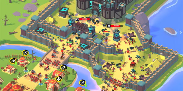 Idle Siege: War Tycoon Game Screenshot1