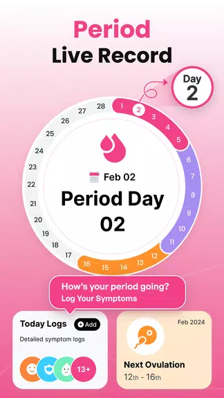 Period Tracker Ovulation Cycle Screenshot1