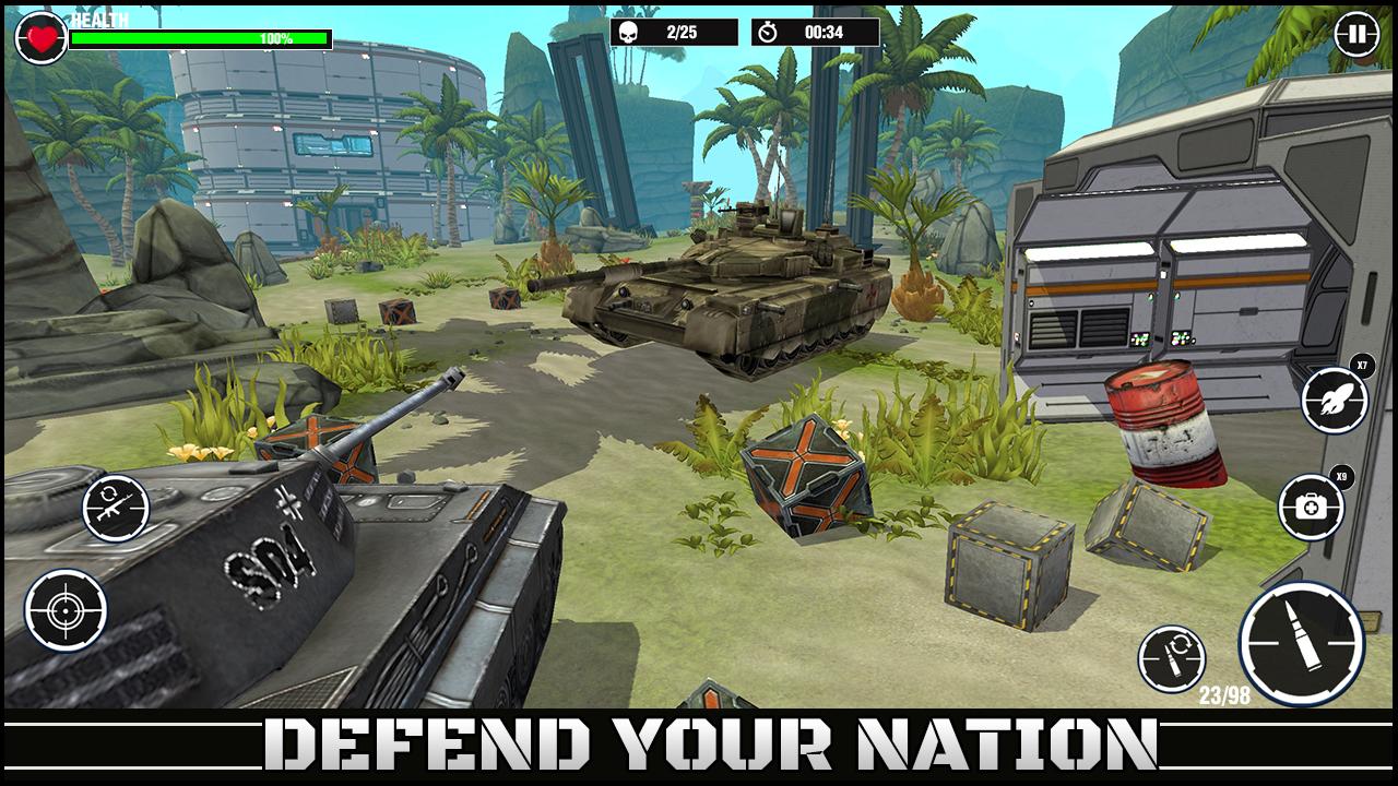 World War Army: Tank War Games Screenshot3