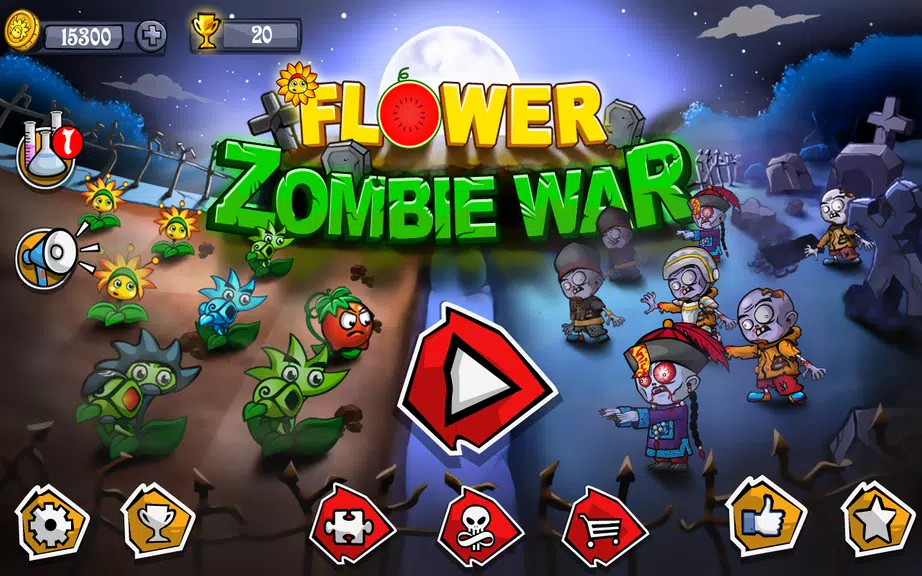 Flower Zombie War Screenshot1