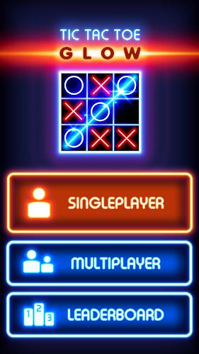 Tic Tac Toe Glow: 2 Players Screenshot1