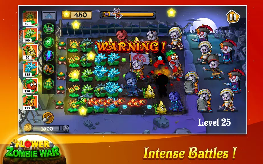 Flower Zombie War Screenshot3