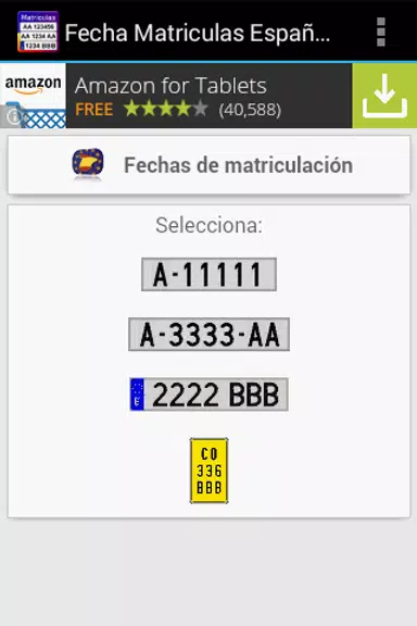 Fecha de Matriculación España Screenshot1