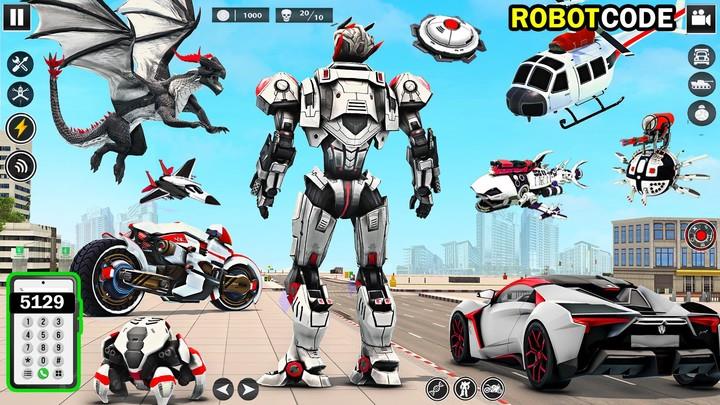 Bee Robot Car Transform Games Screenshot3