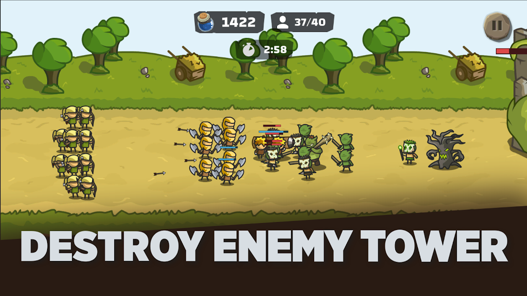 Tower Royale: Stick War Online Screenshot1