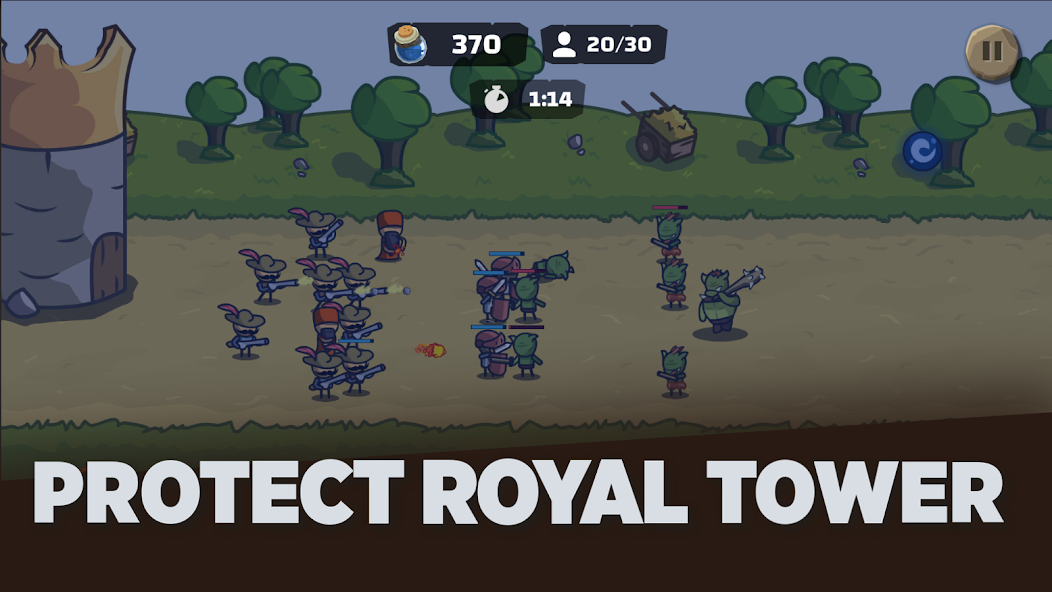 Tower Royale: Stick War Online Screenshot2