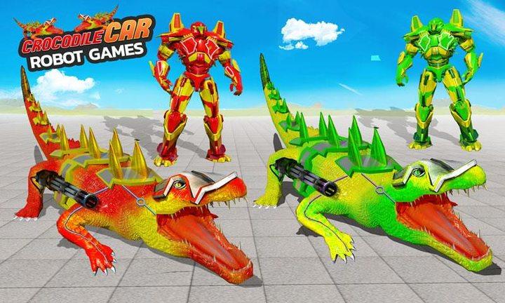 Robot Game Transform Crocodile Screenshot4