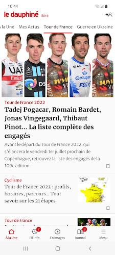 Le Dauphiné Libéré, actualités Screenshot1