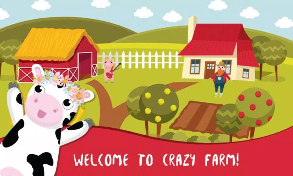 Crazy Farm - Animal School Screenshot1