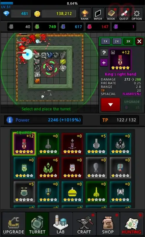 Grow Turret TD : Idle Clicker Screenshot3