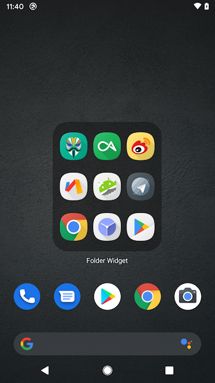 Folder Widget - Large Folders Screenshot1