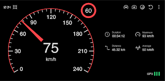 GPS Speedometer : Odometer HUD Screenshot8