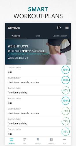 Fitness App: Gym Workout Plan Screenshot1