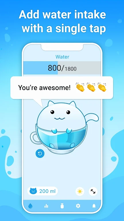 Water tracker & drink water Screenshot1