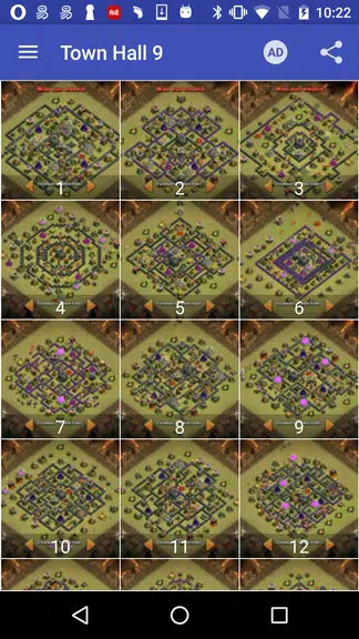 War layouts for Clash of Clans Screenshot1