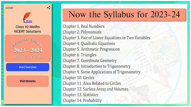 Class 10 Maths for 2024-25 Screenshot9