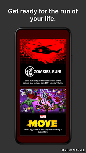 ZRX: Zombies Run + Marvel Move Screenshot1