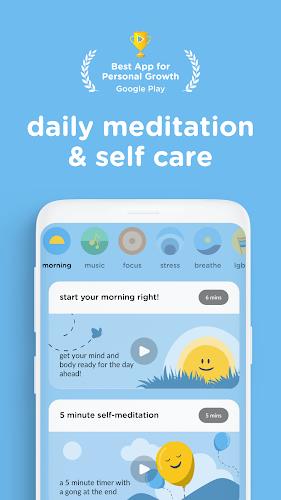 Evolve: Self-Care & Meditation Screenshot1