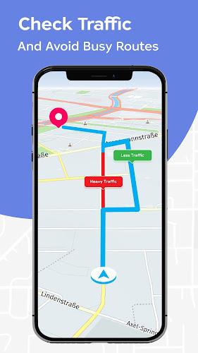 GPS Navigation: Road Map Route Screenshot4