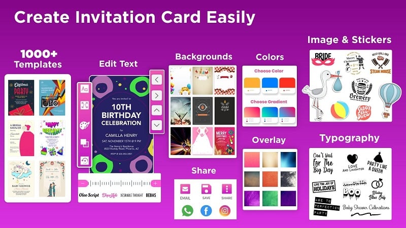 Invitation Card Maker Screenshot3