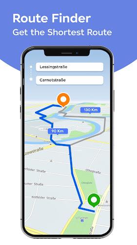 GPS Navigation: Road Map Route Screenshot8