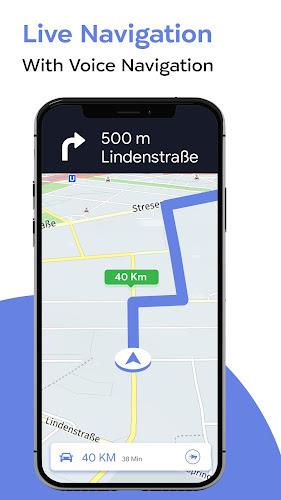 GPS Navigation: Road Map Route Screenshot3