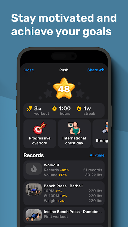 Alpha Progression Gym Tracker Screenshot5