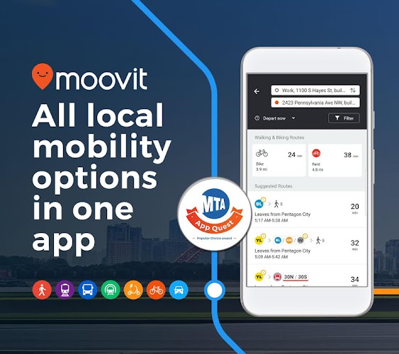 Moovit: Your Transit Tracker Screenshot1