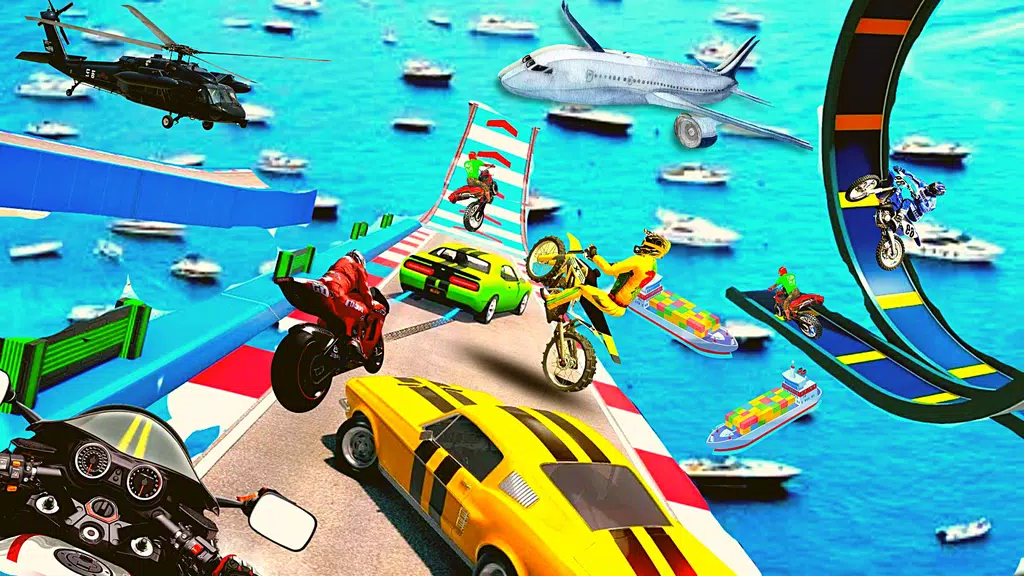 Moto bike driving scooter game Screenshot1