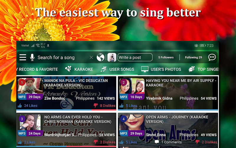 Sing karaoke record karaoke Screenshot4