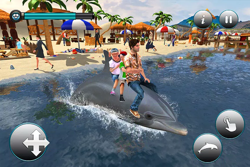 Dolphin Transport Beach game Screenshot3