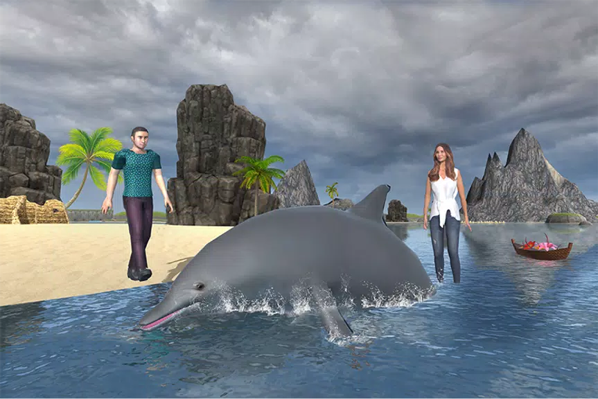 Dolphin Transport Beach game Screenshot2