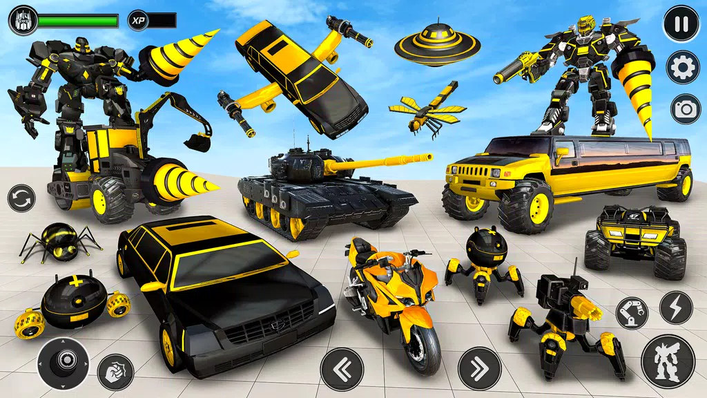 Incredible Robot Game Car Game Screenshot4