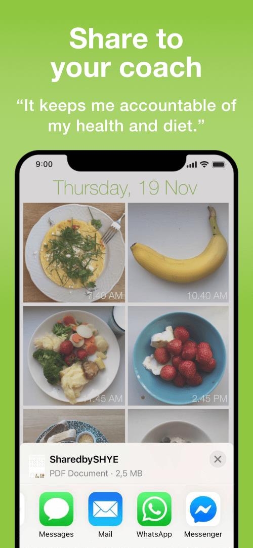 Food Diary See How You Eat App Screenshot5