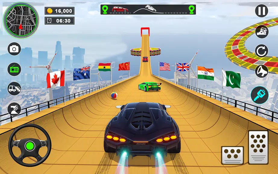 Superhero Car Stunt Ramp Car Screenshot3