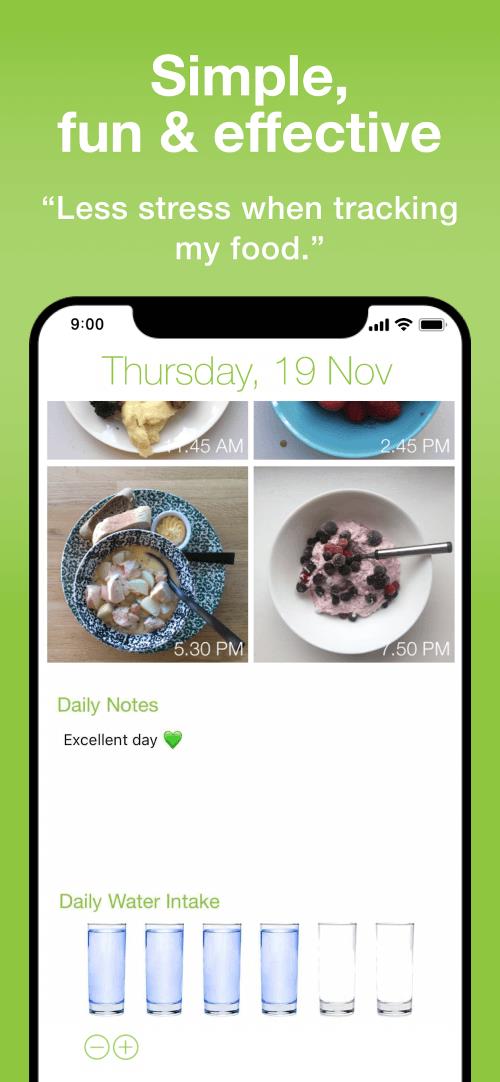 Food Diary See How You Eat App Screenshot3