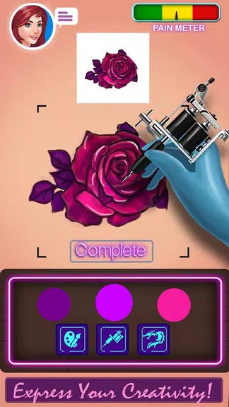 Ink Tattoo:Tattoo Drawing Game Screenshot1