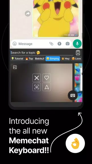 MemeChat: Meme, Keyboard, News Screenshot1