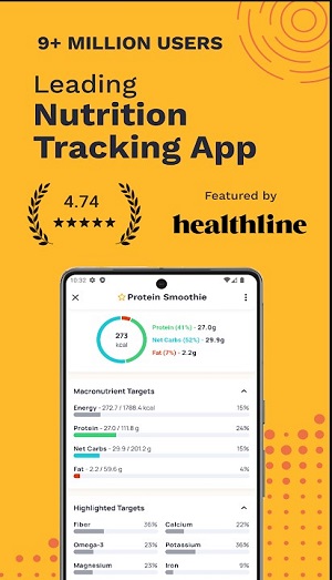 Calorie Counter by Cronometer Screenshot1