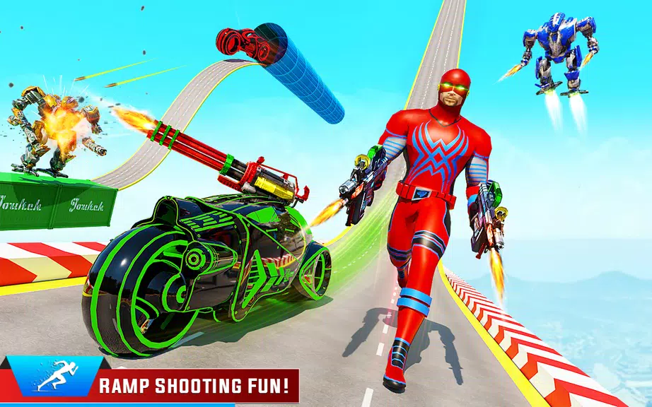 Superhero Bike Racing Games Screenshot2