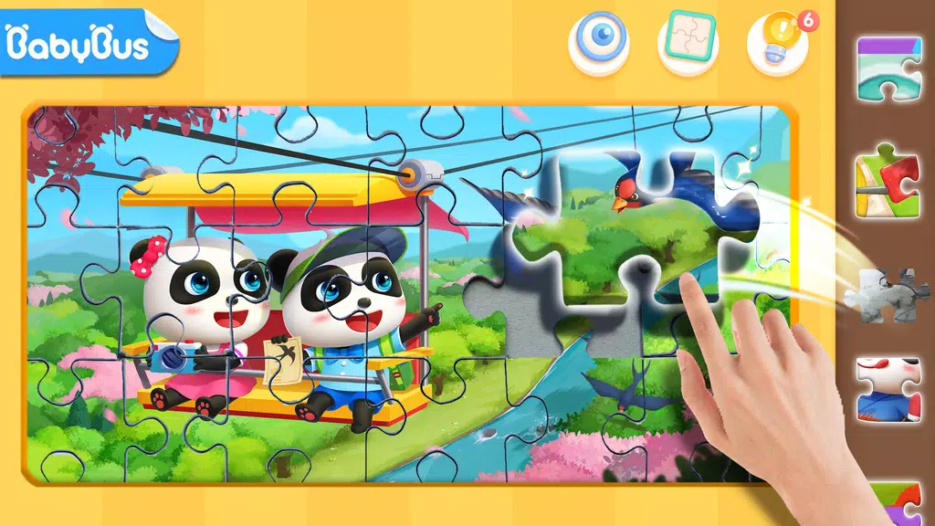 Baby Panda's Kids Puzzles Screenshot1