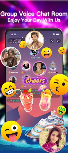 ViYa - Group Voice Chat Rooms Screenshot1