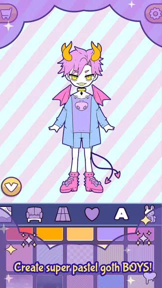 BatDoll monster boy maker game Screenshot2