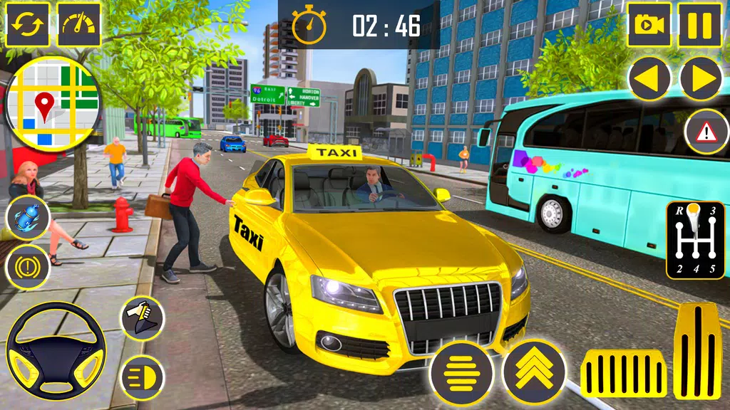 US Taxi Simulator : Car Games Screenshot2