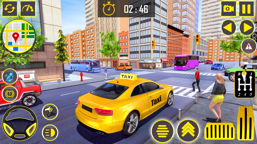 US Taxi Simulator : Car Games Screenshot3