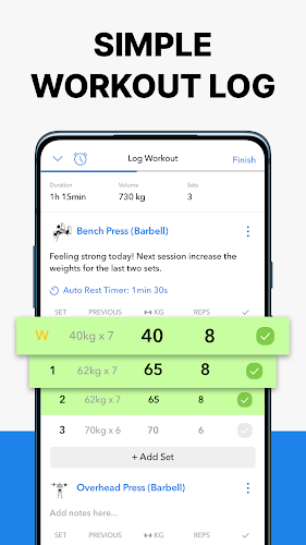 Hevy - Gym Log Workout Tracker Screenshot2