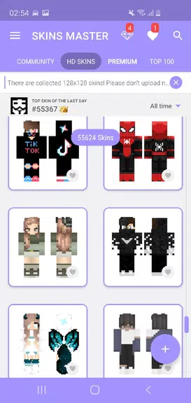 Skins-MASTER for Minecraft Screenshot4