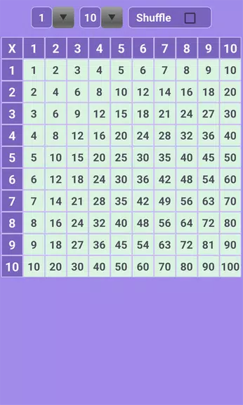 Multiplication Table: Math Screenshot2